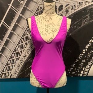 Fashion Nova Magenta Swimsuit